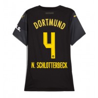 Billiga Borussia Dortmund Nico Schlotterbeck #4 Borta fotbollskläder Dam 2024-25 Kortärmad